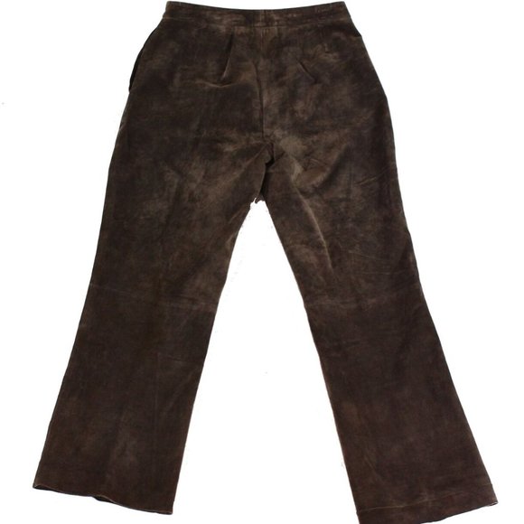 NEW Designer Brand Womens Leather Pants $450 - Picture 2 of 8